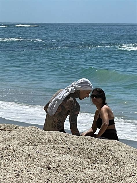 Kourtney kardashian and travis barker's relationship was first confirmed on jan. KOURTNEY KARDASHIAN and Travis Barker in Laguna Beach 04 ...