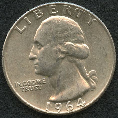1964 D Washington Quarter Dollar Silver Coin Pristine Auction