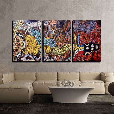 Wall Piece Canvas Wall Art Indigenous Australian Art Hot Sex Picture