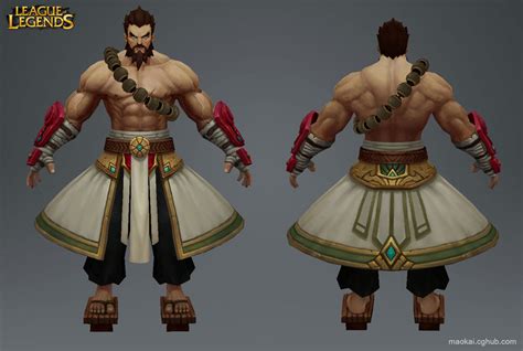 Artstation Spirit Guard Udyr In Game Model And Texture