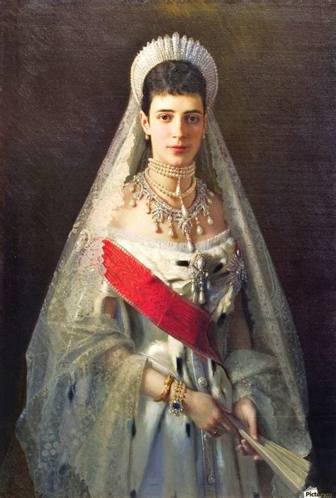 Empress Maria Feodorovna 1882 Ivan Nikolaevich Kramskoi