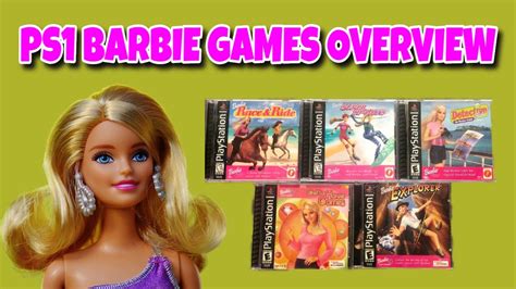 All Five Playstation Barbie Games Overview Youtube