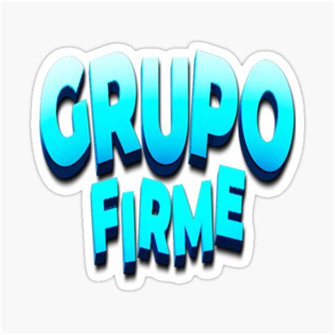 Sticker Incroyable Album De Logos De Groupe De Chanteurs Grupo Firme