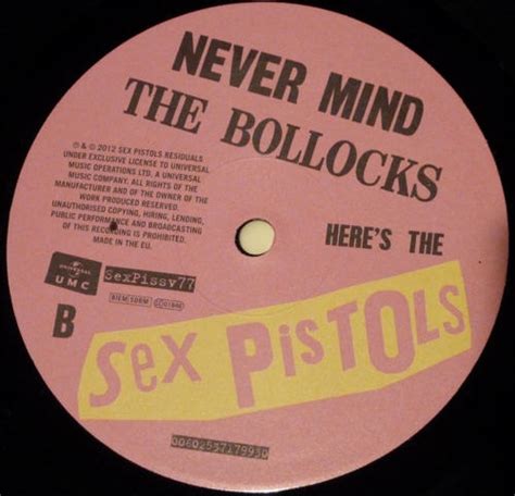 God Save The Sex Pistols Never Mind The Bollocks United Kingdom 35th Anniversary Black Vinyl