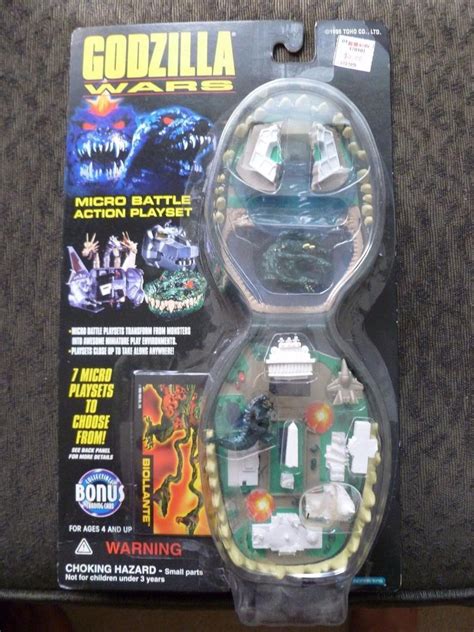 Godzilla Wars Biollante Micro Battle Playset Trendmasters 1995 Unopened