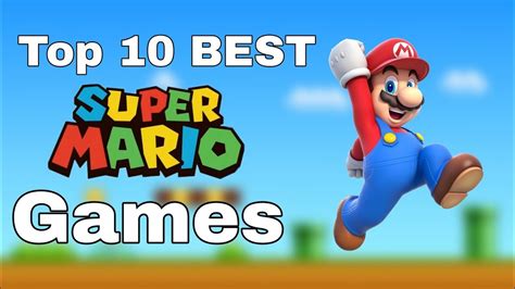 Mariotoptv Top 10 Best Mario Games Youtube