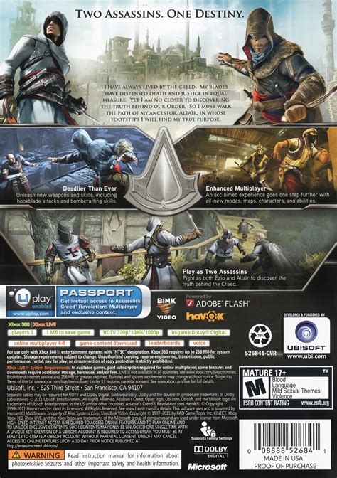 Assassins Creed Revelations Images Launchbox Games Database