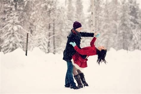 Dancing In The Snow Being In Love Pinterest Seasons Winter Love