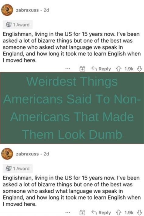 Weirdest Things Americans Said To Non Americans That Made Them Look