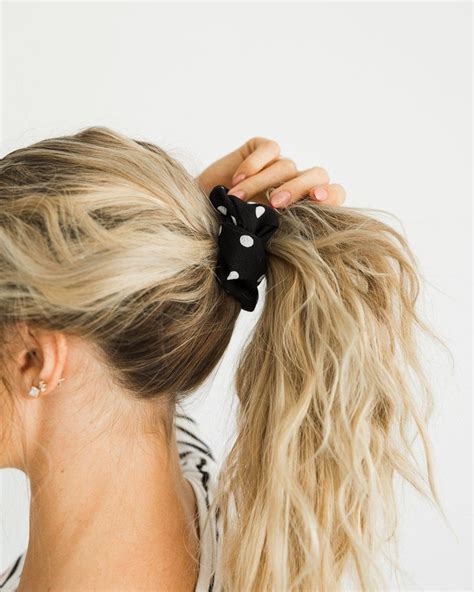 40% off add to cart options. Lover Girl Black Hair Scrunchie | Hair, Scrunchie ...