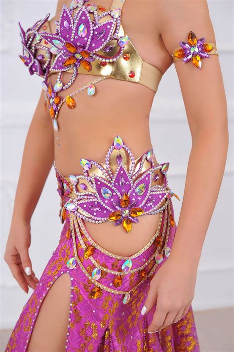 Luxurious Belly Dance Set For Stage And Professional Performance 6 Belly Dance Outfit Belly