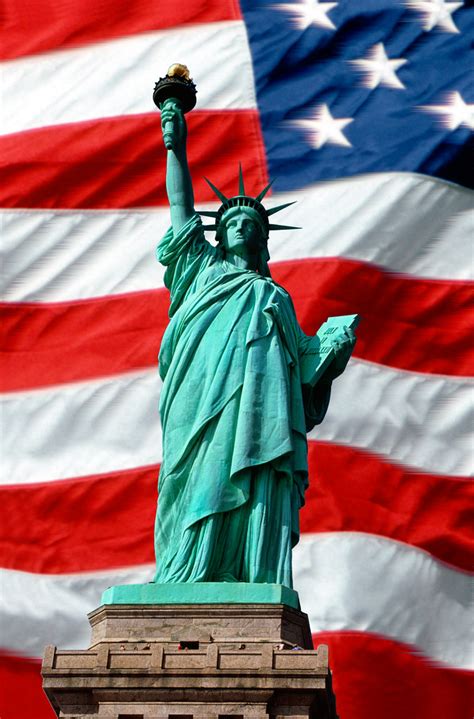 Liberty And Freedom For All Statue Of Liberty Superimposed Flickr