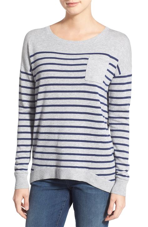 Caslon Button Back Sweater Regular And Petite Nordstrom