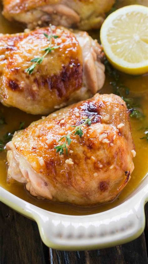 Baked Lemon Thyme Chicken Recipe 30 Minutes Meals