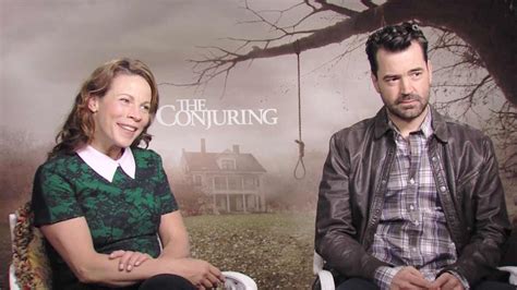 Lili Taylor And Ron Livingston The Conjuring Junket Youtube