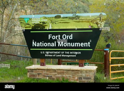 Entrance Sign Fort Ord National Monument California Stock Photo Alamy