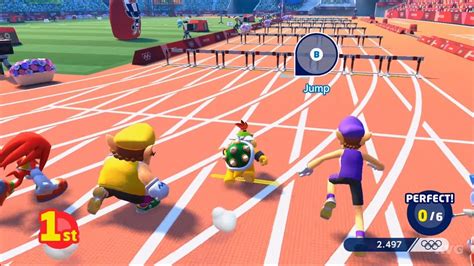 Mario Sonic At The Olympic Games Tokyo 2020 100m Hurdles Gameplay