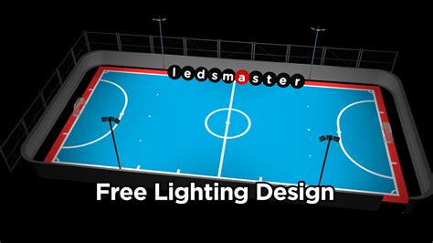 Futsal Court Lighting Led Lights For Five A Side Football Pitch