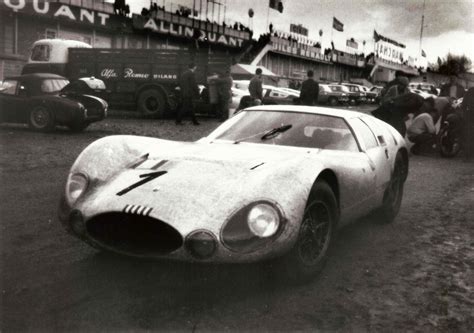 Three Old Maserati Race Cars