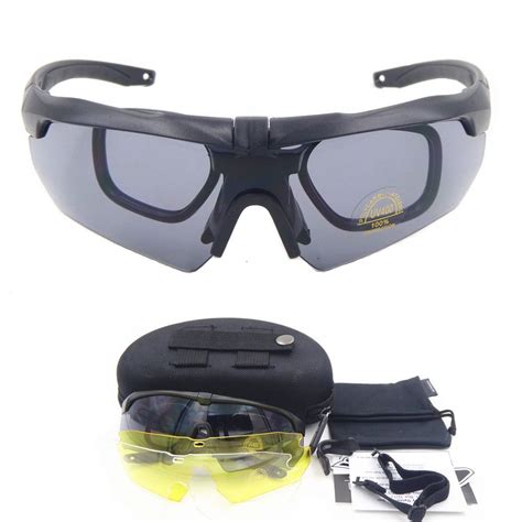 Ess High Quality Tr90 Military Goggles 3 5 Lens Polarized Sunglasses Bullet Proof Army Tactial