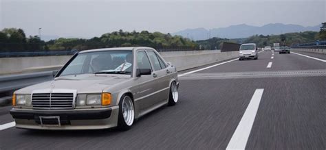 Mercedes Benz 190e W201 On Epsilon Japan Wheels Jdm Wheels Mercedes