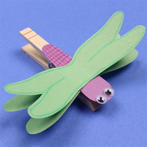 Clothespin Dragonfly Use The Clothespin Animals Bug Die From Accucut