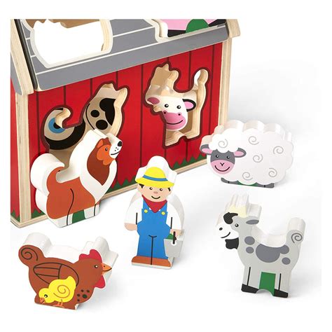 Melissa And Doug Take Along Sorting Barn Shop Educational Wooden Toys Online
