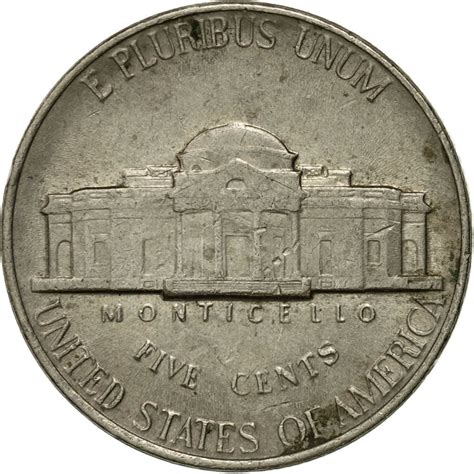 430801 Monnaie États Unis Jefferson Nickel 5 Cents 1989 Us Mint
