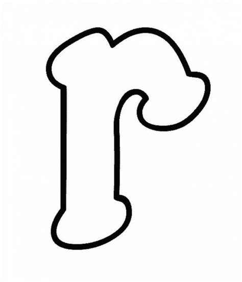 R Minuscula Alphabet Letter Templates Alphabet Stencils Abc Alphabet