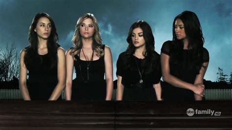 Aria, spencer, hanna and emily, four friends whose darkest secrets have been unraveling since alison. Pretty Little Liars Opening Title HD - YouTube