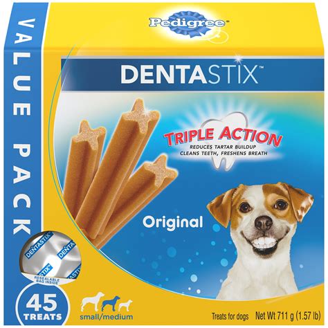Pedigree Dentastix Smallmedium Dental Dog Treats Original 157 Lb