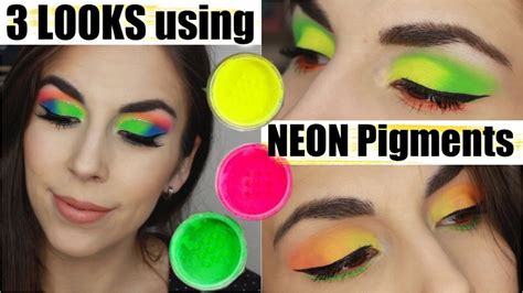 How To Work With Neon Pigments Glamierre Neon Pigments Collection