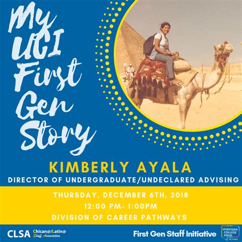 First Gen Staff Initiative First Gen Story By Director Kim Ayala