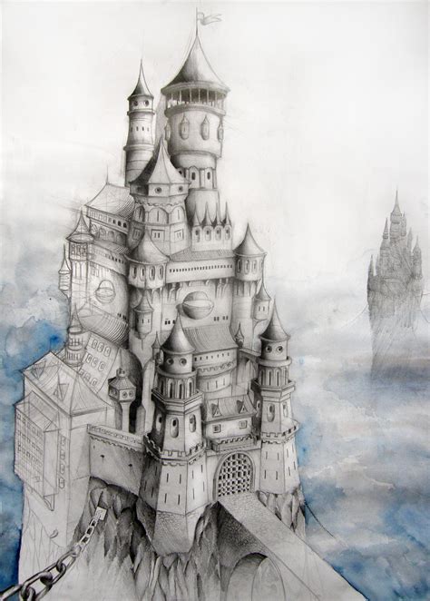Cloud Fantasy Castle By Adrianborgnine On Deviantart