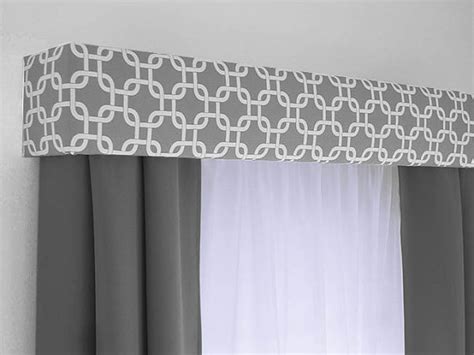 Make your own fabric covered window cornice shows how to cover a valance box with upholstery fabric. Custom Cornice Board Valance Box Window Treatment Custom