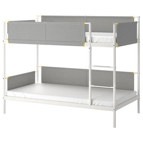 Find bunk bed in beds & mattresses | buy or sell a bed or mattress locally in edmonton. VITVAL bunk bed white/light grey 90x200 cm | IKEA Children's IKEA