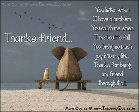 Thank You For Being A Friend Quotes Quotesgram