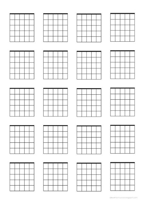 Papel Para Acordes De Guitarra Despertar Musical