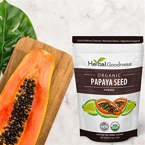 Papaya Seed Powder 100 Pure Usda Organic Non Gmo Verified Kosher