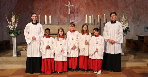 Aufnahme Der Neuen Messdiener Pfarrei St Josef Neu Isenburg