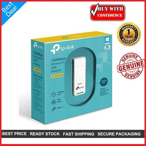 It is in network card category and is available to all software users as a free download. Tp Link 150mbps Wireless N Usb Adapter Wifi Tl Wn727n ...