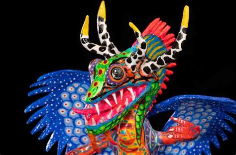 Paper Mache Monster Alebrije Paper Mache Mexican Dragon Carapan