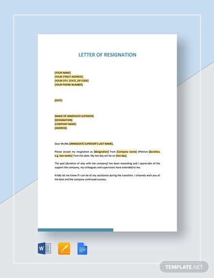 Simple Resignation Letter 59 Examples Format Sample Examples