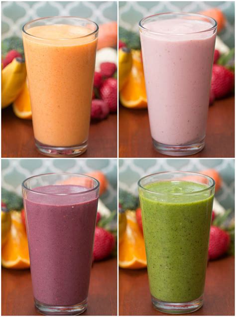 4 Make Ahead Veggie Packed Fruit Smoothies Veggie And Fruit Smoothie