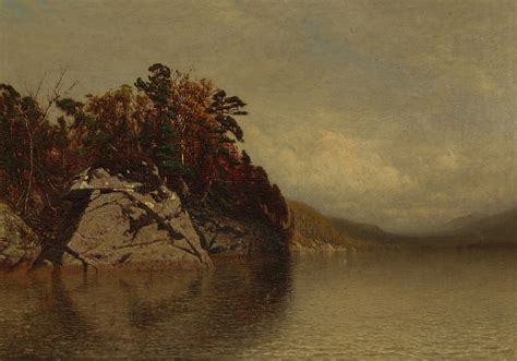 Lake Scene By Alexander Helwig Wyant Artvee