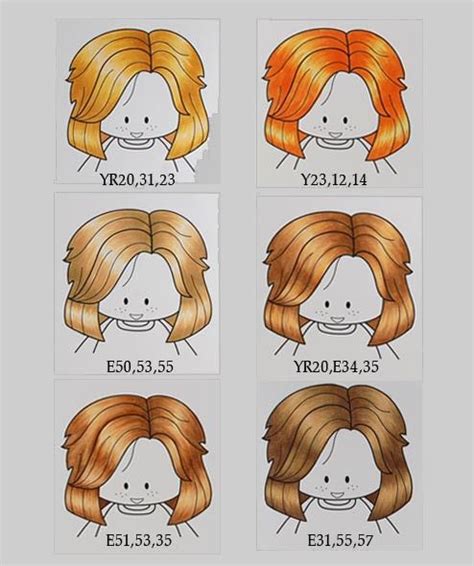 Blond Hair Tutorial Using Copic Markers Copic Markers Copic Copic