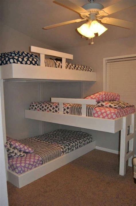 7 Nice Triple Bunk Beds Ideas For Your Childrens Bedroom Bunk Beds