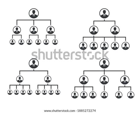 Corporate Hierarchy Pyramid Team Leader People Stock Vector Royalty