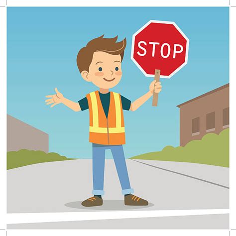 Cartoon Stop Sign Illustrations Royalty Free Vector Graphics And Clip
