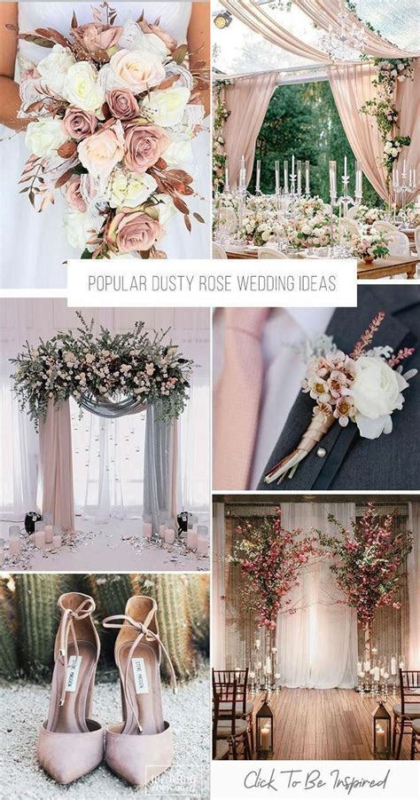 30 Popular Dusty Rose Wedding Ideas ️ Dusty Rose Is Becoming The